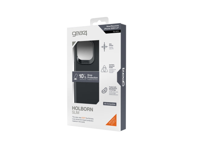 Gear4 D3O Holborn Slim for iPhone 12 mini - Black
