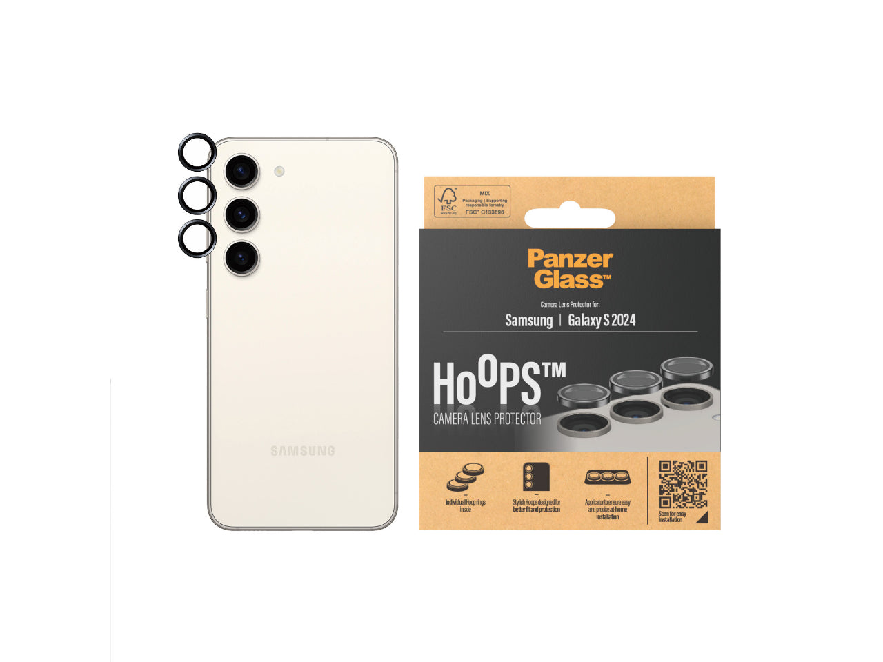 PanzerGlass Hoops Lens Protector- Samsung GS24