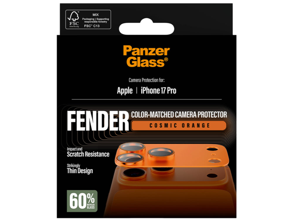 PanzerGlass FENDER Camera Protect- iPhone 17 Pro- Orange
