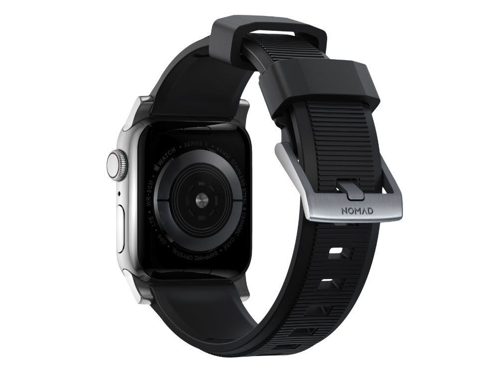 NOMAD Rugged Band - 45mm | Silver Hardware
