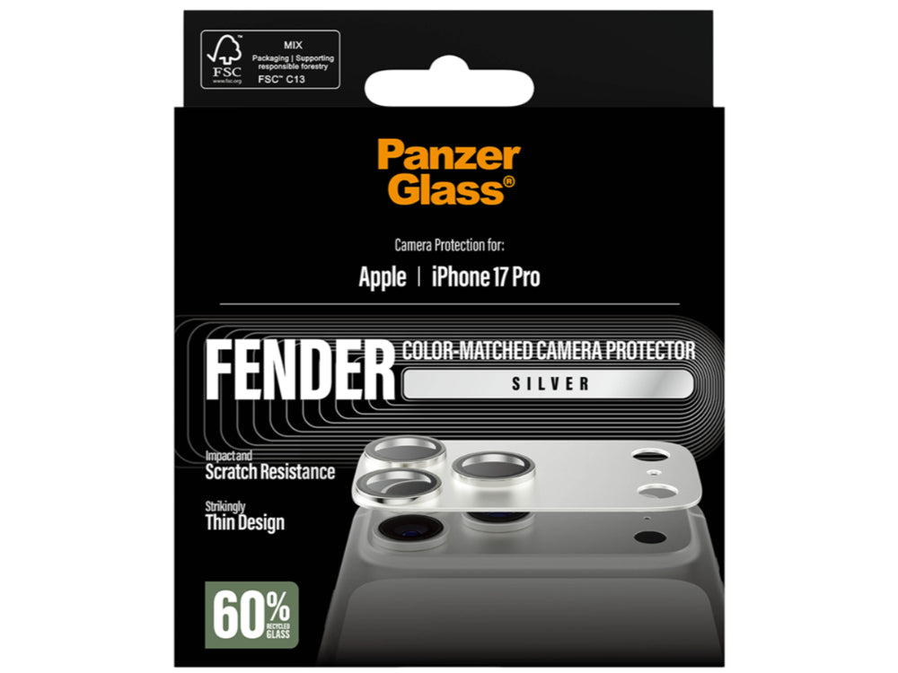 PanzerGlass FENDER Camera Protect- iPhone 17 Pro- Silver