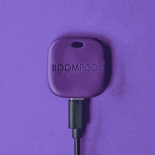 Boompods Tag Rechargeable Purple