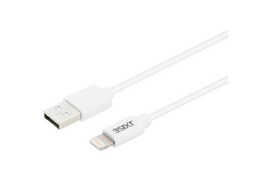3sixT Charge & Sync Cable - Lightning - 1m - White