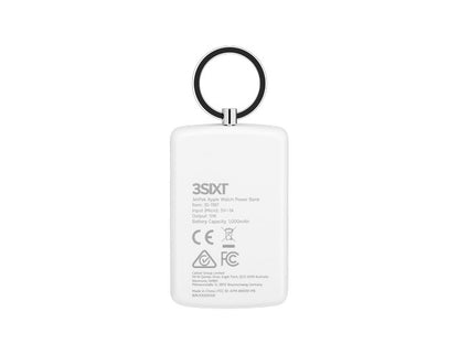3sixT JetPak Apple Watch Power Bank Keyring - 1000mAh