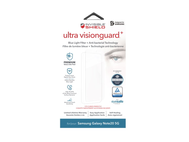 InvisibleShield Ultra VisionGuard+ for Samsung Note20