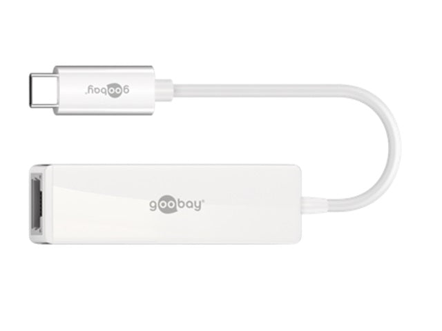 Goobay USB-C RJ45 adapt (8P2C)  white