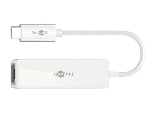 Goobay USB-C RJ45 adapt (8P2C)  white
