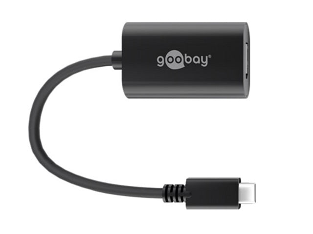 Goobay USB-C DispPort adapt (4k 60 Hz) black  0.2m
