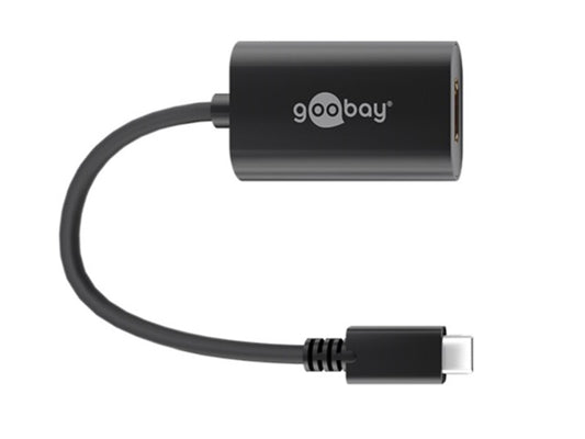 Goobay USB-C HDMI adapter (4k 60 Hz) black  0.2m