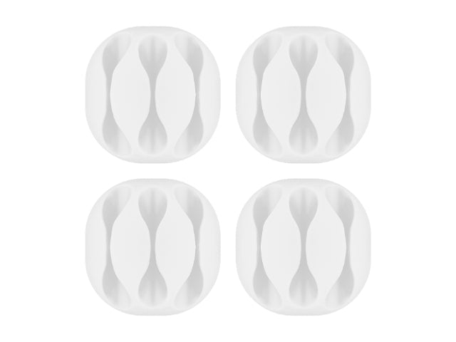 Goobay Cable Management 3 Slots  white