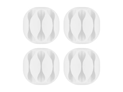 Goobay Cable Management 3 Slots  white