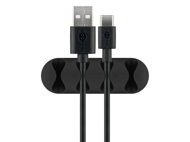 Goobay Cable Management 4 Slots  black