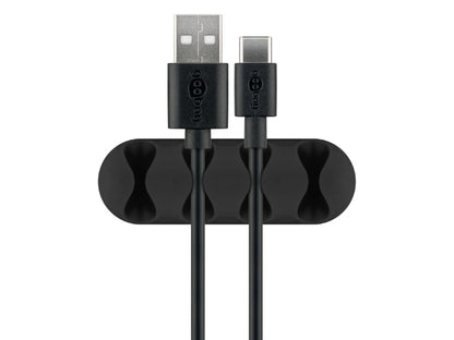 Goobay Cable Management 4 Slots  black