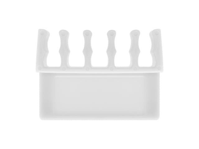 Goobay Cable Management 5 Slots Plastic  white