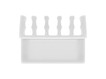 Goobay Cable Management 5 Slots Plastic  white