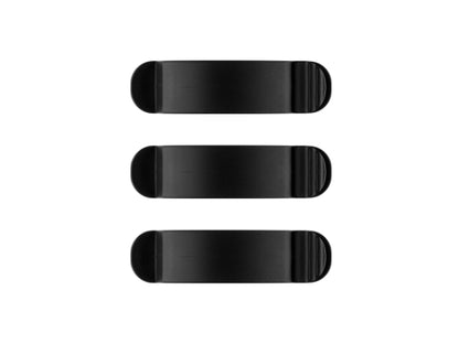 Goobay Cable Management Clip 3 Slots SET 3-pcs  black