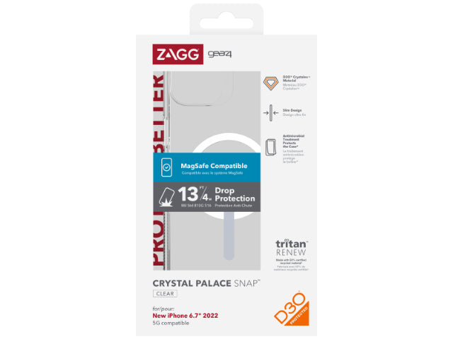 Gear4 Crystal Palace Snap - iPhone 14 Plus - FG Clear