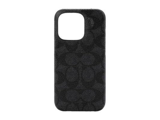 Coach Slim Wrap Case - iPhone 14 Pro - Signature C Black