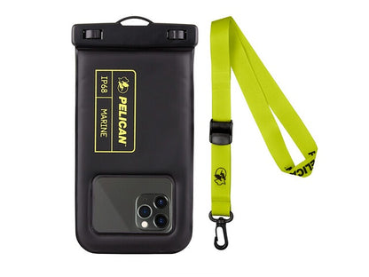 Pelican Marine Waterproof Floating Pouch - Black/Lime Green