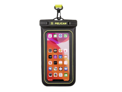 Pelican Marine Waterproof Floating Pouch - Black/Lime Green