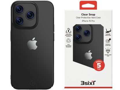 3sixT Clear Snap Case - iPhone 15 Pro (RC) - Clear