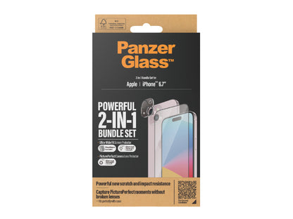 PanzerGlass 2-in-1 Protection Bundle - iPhone 15 Plus