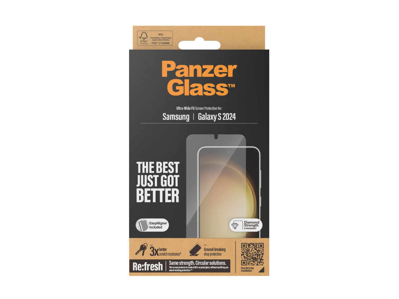 PanzerGlass UltraWide Fit w/ Aligner SP - Samsung GS24