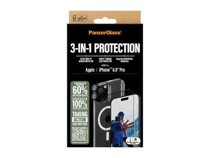 PanzerGlass 3-in-1 Bundle -iPhone 16 Pro Max