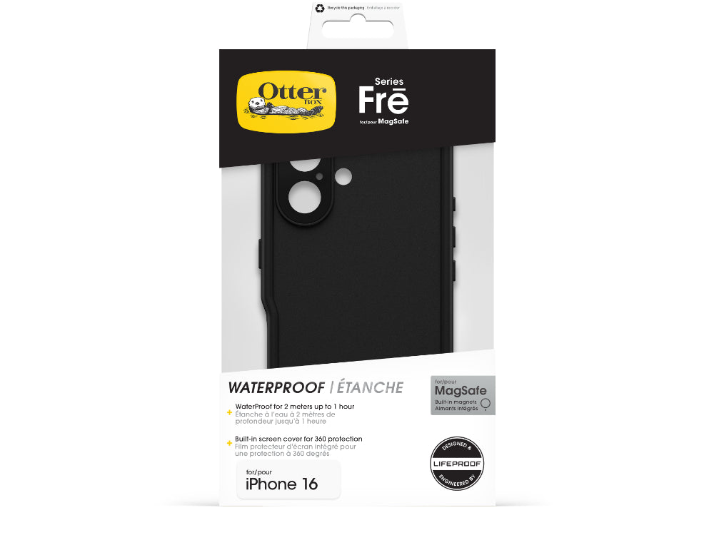 OtterBox Fre MagSafe - iPhone 16 - Black