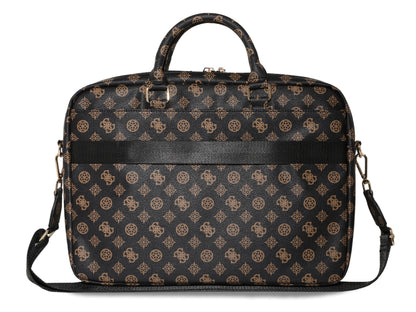 Guess Peony Collection -  Laptop Bag 15/16-inch -Black/Brown