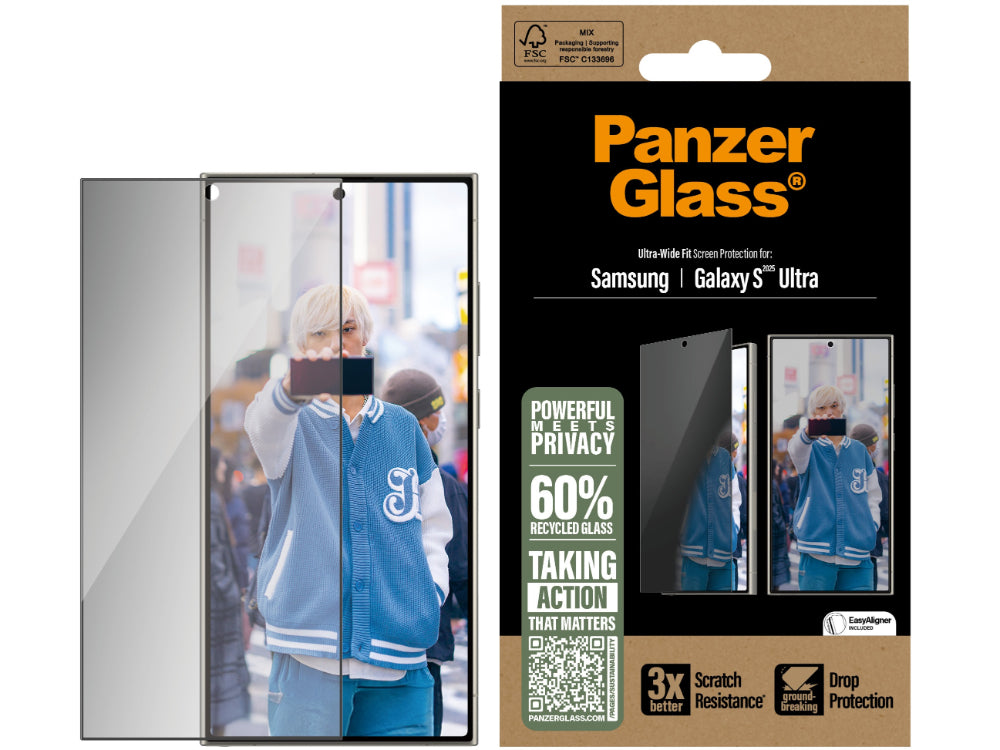 PanzerGlass UltraWide Fit Privacy SP - Samsung GS25 Ultra