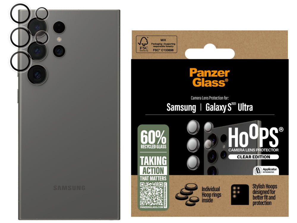 PanzerGlass Hoops Lens Protector-Samsung GS25 Ultra - Clear