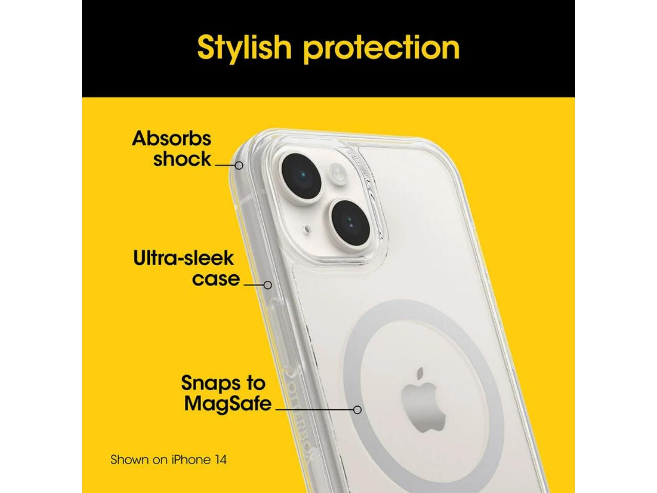 OtterBox Symmetry MagSafe - iPhone 16e/15/14/13 -Clear