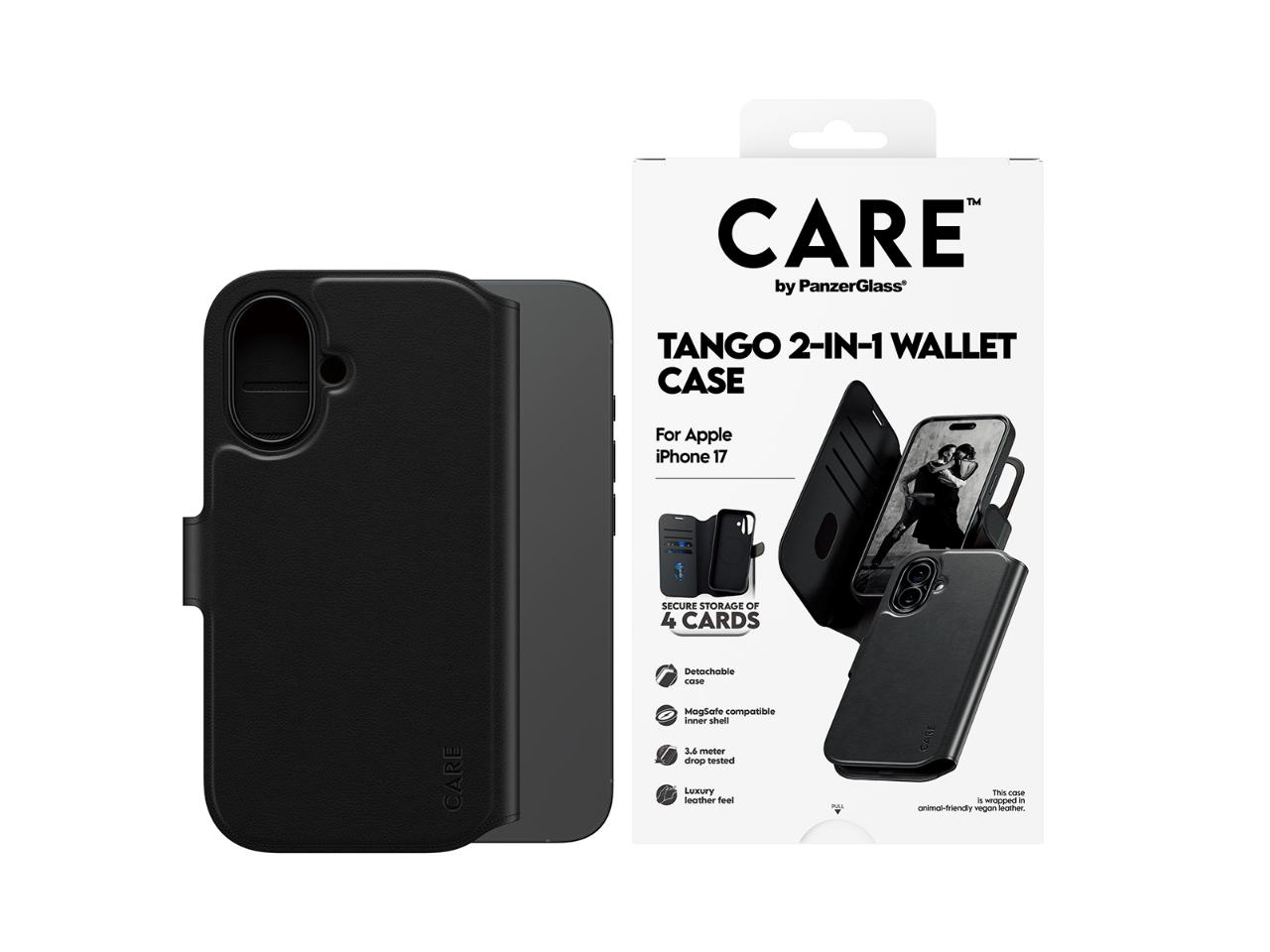 CARE by Panzer Feature Tango Case(MS) - iPhone 17 - Black
