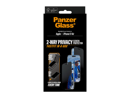 PanzerGlass Privacy UWF SP w. FF in-a-box - iPhone Air