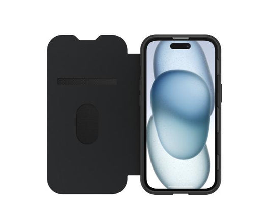 OtterBox React Folio MagSafe - iPhone 16e/15/14/13 -Clr/Blk