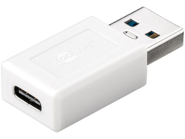Goobay USB-C 3.0 female > USB 3.0 male (type A) - White