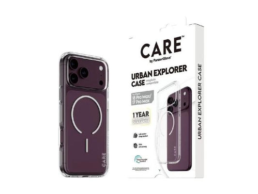 CARE Urban Explorer - iPh 18 Pro Max/17 Pro Max -Clr/Wht