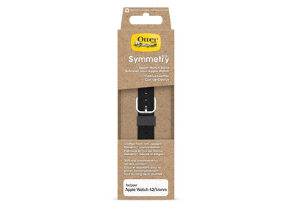 OtterBox Cactus Leather Band - Apple Watch (42-45mm) - Black