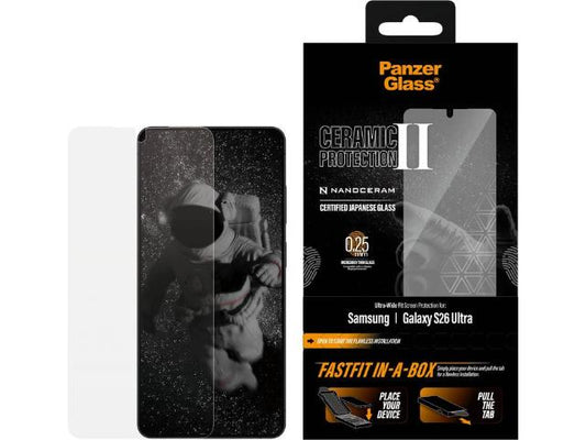 PanzerGlass Ceramic SP FASTFIT IN-A-BOX -  Samsung GS26