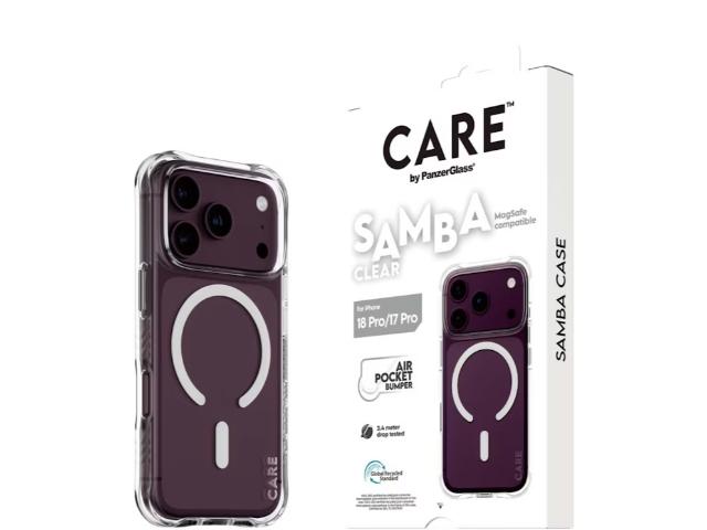 CARE by Panzer Samba Case (MS) - iPhone 18 Pro - Clr/Wht