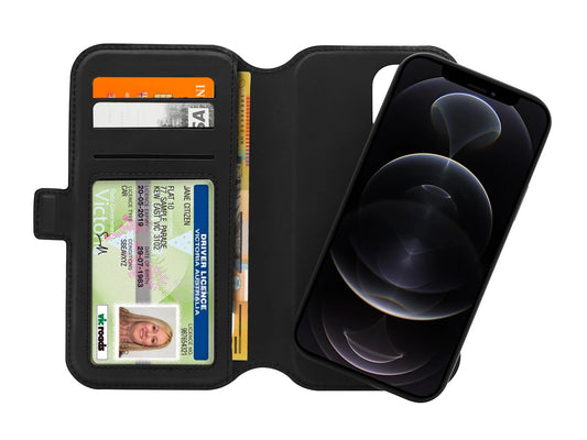 3sixT NeoWallet 2.0 for iPhone 12 / 12 Pro - Black