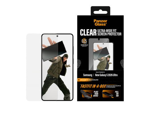 PanzerGlass UWF w. Fasfit in a box - Samsung GS26 Ultra
