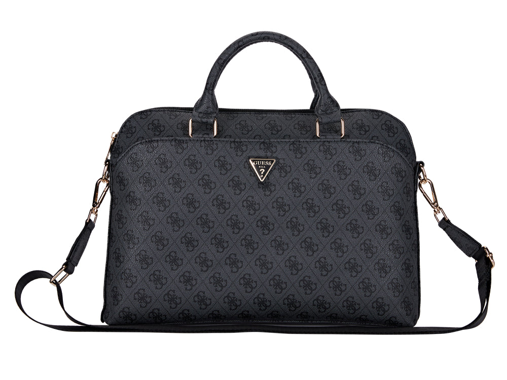 Guess 4G Zipper Pocket -  Laptop Bag 15/16-inch - Black
