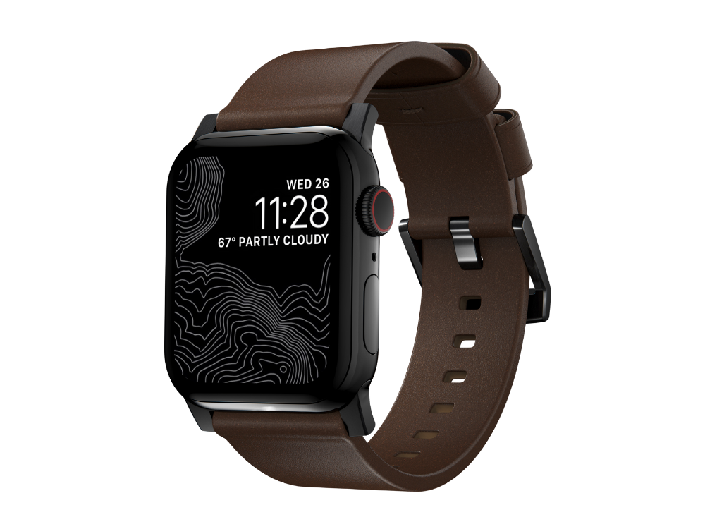 NOMAD Modern Band - Apple Watch (44-46mm/UL) Brown Hor(BHrd)