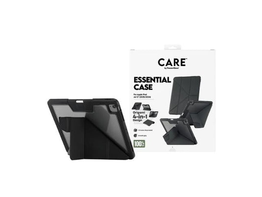 CARE by Panzer Essential Folio - iPad Air 13 (24/25) - Blk