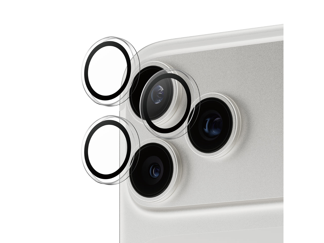 Panzer Hoops Lens Protector-iPhone 17 Pro/17 Pro Max - Clear