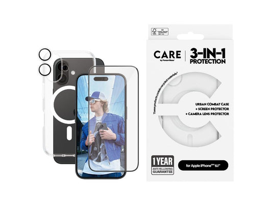 CARE by Panzer Flagship 3-in-1 Bundle -iPhone 16
