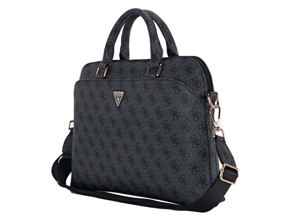 Guess 4G Zipper Pocket -  Laptop Bag 15/16-inch - Black