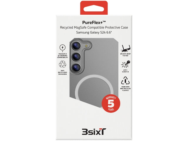 3sixT PureFlex+ - Samsung GS24+ - (MS)(RC) Clear/Clear
